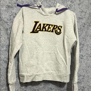 Fanatics NBA Los Angeles Lakers  Gray and Purple Sweater